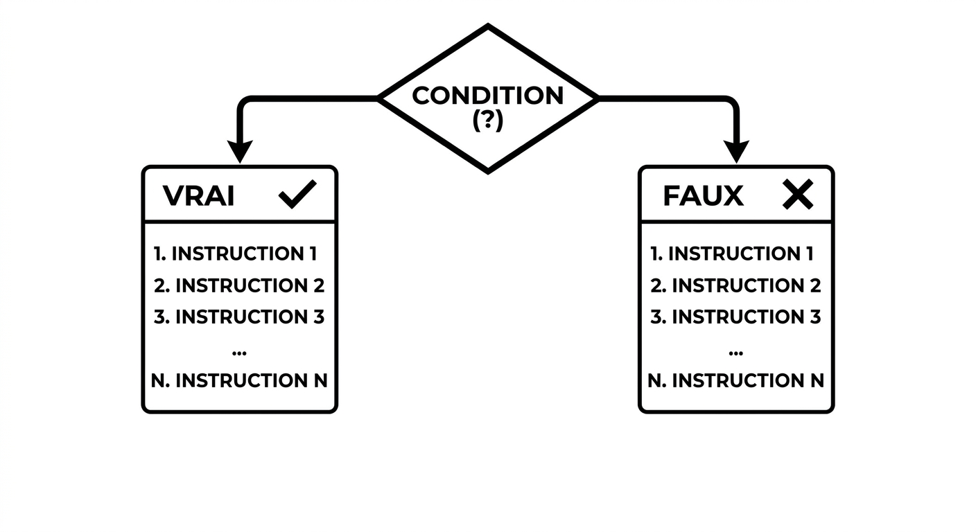 Schéma des conditions